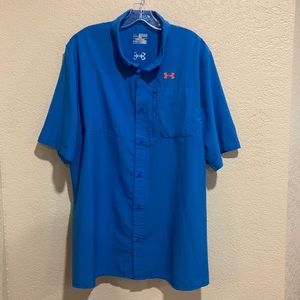 Under Armour Button Up Dry Fit Men's Size 2xl